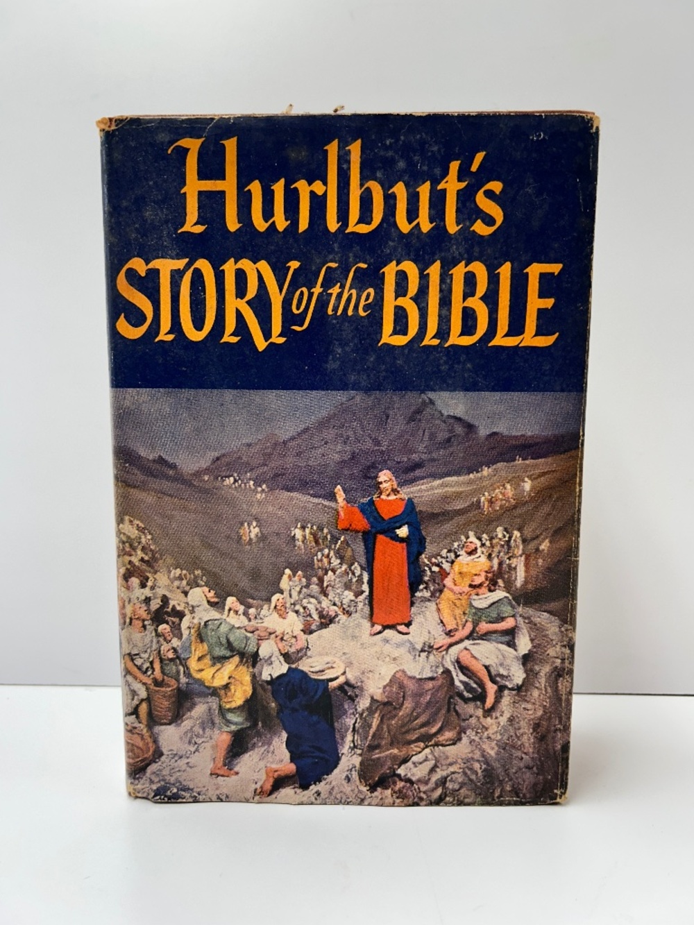 Vintage Hurlbut's Story of the Bible for Young and Old John C Winston HCDJ 1952